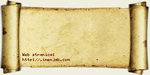 Jasmina Pribaković vizit kartica