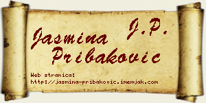 Jasmina Pribaković vizit kartica